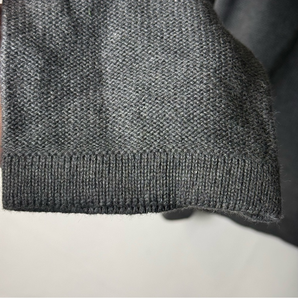 🛍️Flag & Anthem‎ Original Gray Half-Zip Men's Sweater Cotton sz XXL Knitwear - Picture 9 of 14
